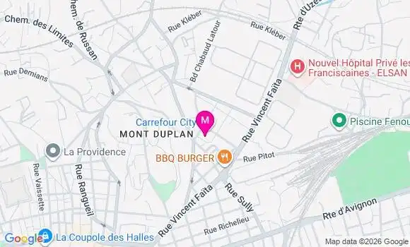 Localisation Carrefour - 30000