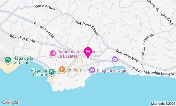 Localisation La Corniche - 34200