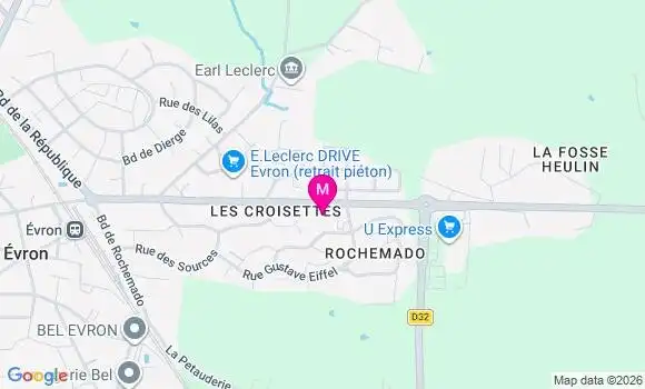 Localisation U Express - 53600