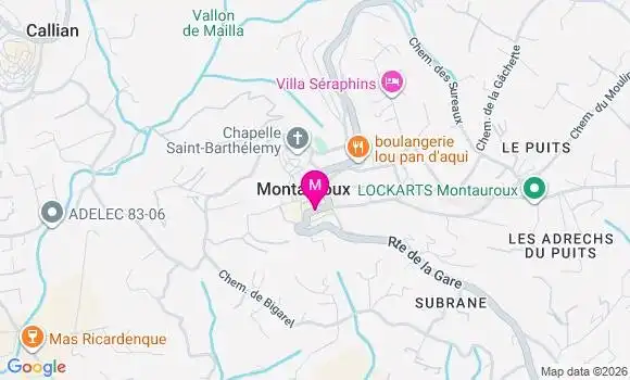 Localisation Montauroux - 83440