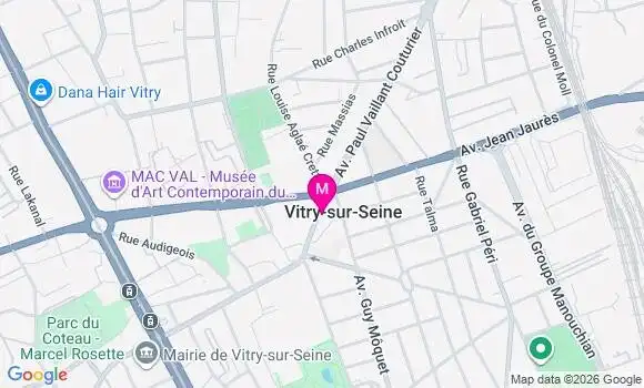 Localisation Carrefour City - 94400