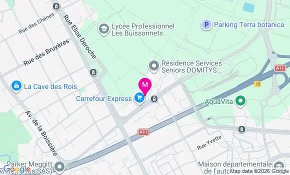 Localisation Carrefour Express - 49100