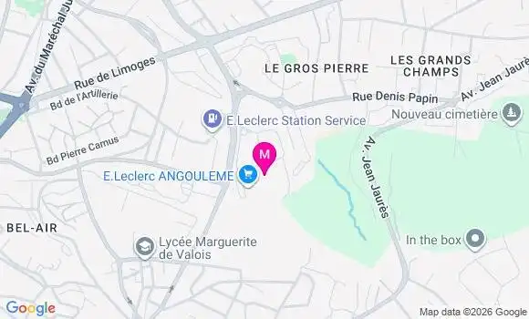 Localisation E.leclerc - 16000