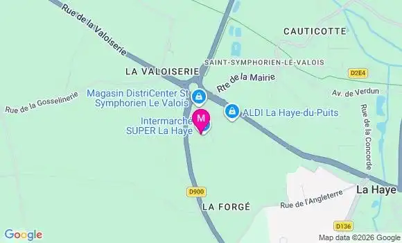 Localisation Intermarche Super - 50250