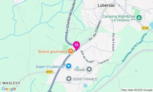 Localisation Super U - 19210