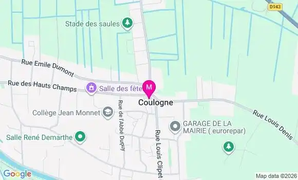 Localisation Carrefour Express - 62137