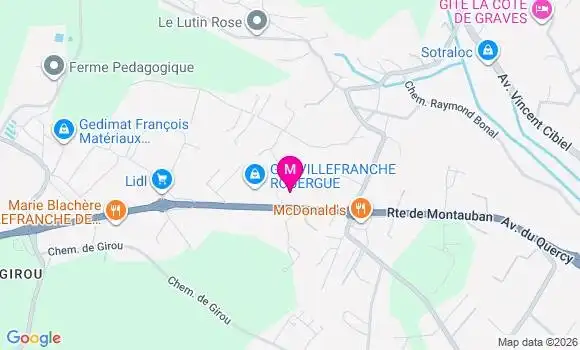 Localisation Au Petit Chanceux - 12200
