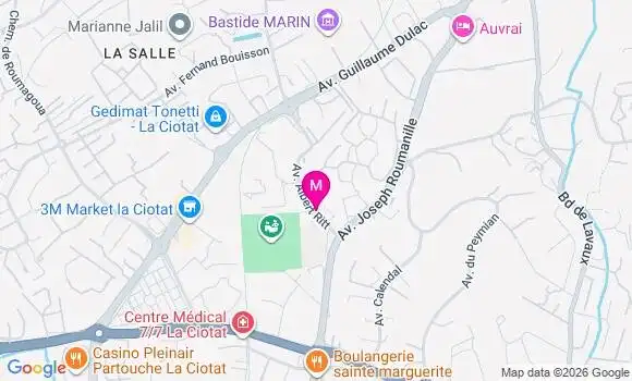 Localisation Abeille Boulangerie - 13600