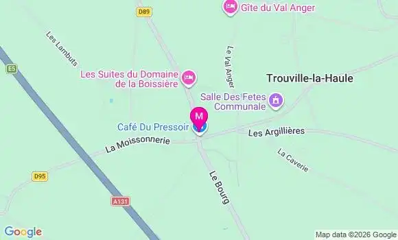 Localisation Cafe du Pressoir - 27680
