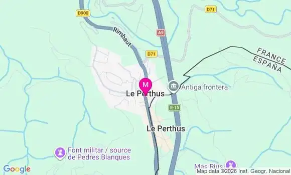 Localisation Le Perthus - 66480