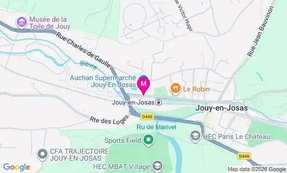 Localisation Auchan Supermarche - 78350