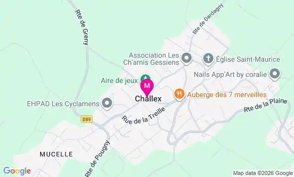Localisation Challex - 01630