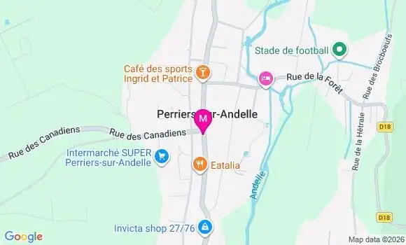 Localisation Perriers sur Andelle - 27910