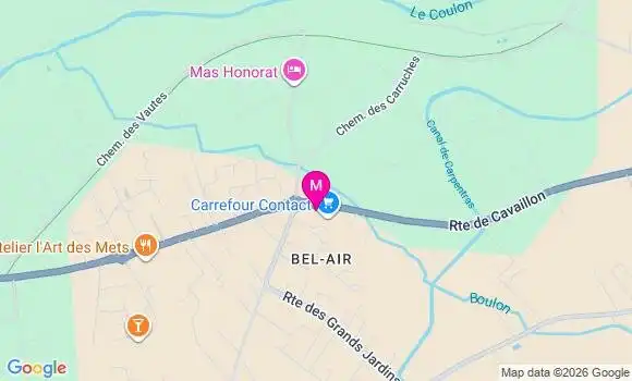 Localisation Carrefour Contact - 84300