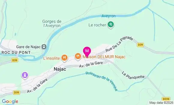 Localisation Epicerie du Coin - 12270