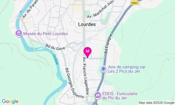Localisation Carrefour Market - 65100