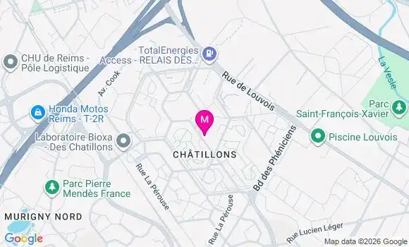 Localisation Carrefour Contact - 51100