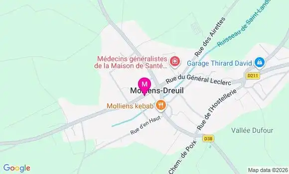 Localisation Mollineois Tabac - 80540