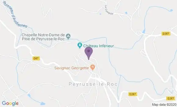 Localisation Peyrusse le Roc Ap - 12220