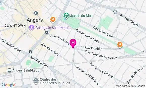 Localisation Carrefour City Lycée - 49100