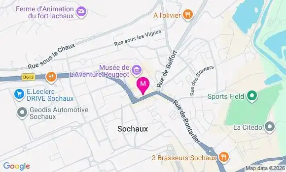 Localisation Le Longchamp - 25600
