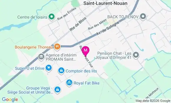 Localisation Super U - 41220