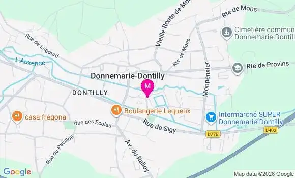 Localisation Donnemarie Dontilly - 77520