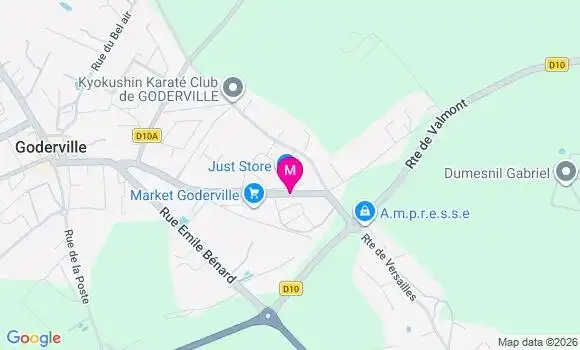 Localisation Carrefour Market - 76110