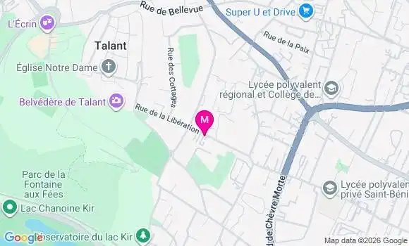 Localisation Carrefour Contact - 21240