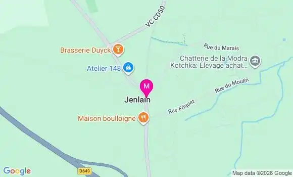 Localisation Jenlain - 59144