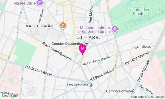 Localisation Carrefour Express - 75005