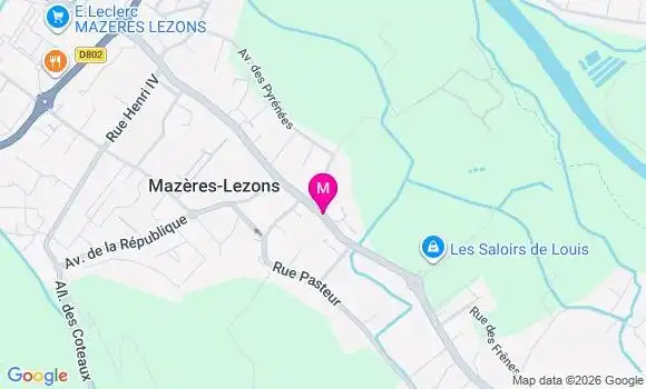 Localisation E.leclerc - 64110