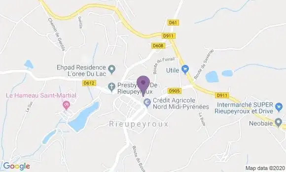 Localisation Rieupeyroux - 12240