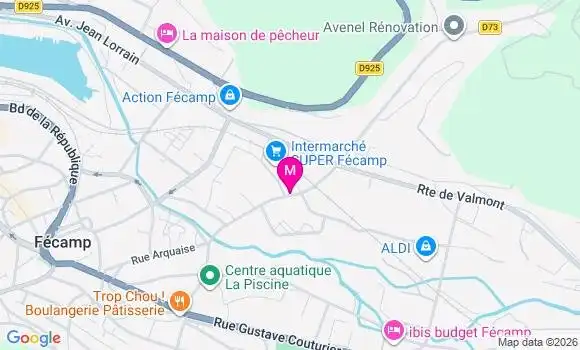 Localisation Intermarche Super - 76400