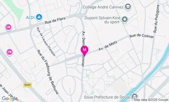 Localisation Spar - 59500