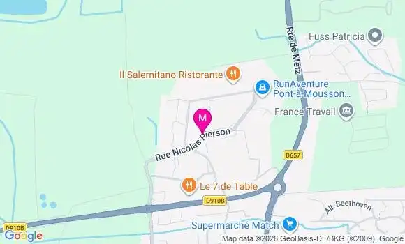 Localisation Intermarche Super - 54700