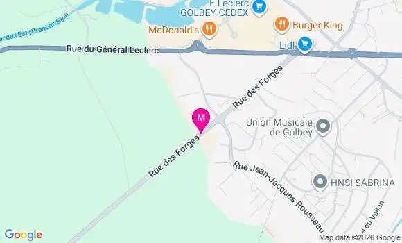 Localisation Auchan Supermarche - 88190