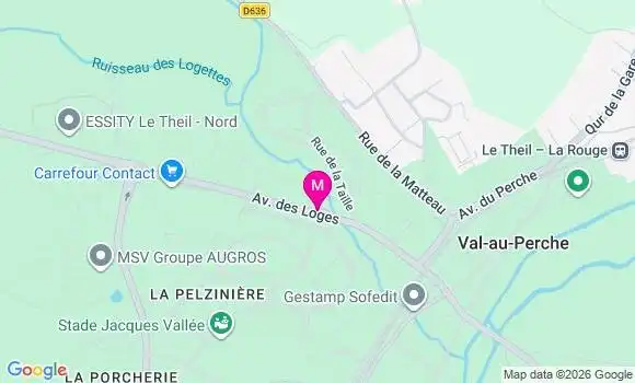 Localisation Carrefour Contact - 61260