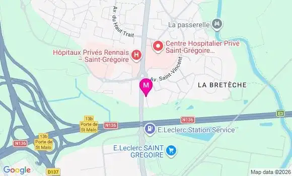 Localisation E.leclerc - 35760