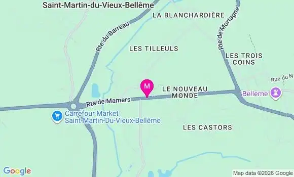 Localisation Carrefour Market - 61130