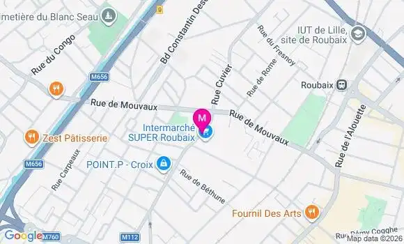 Localisation Intermarche - 59100