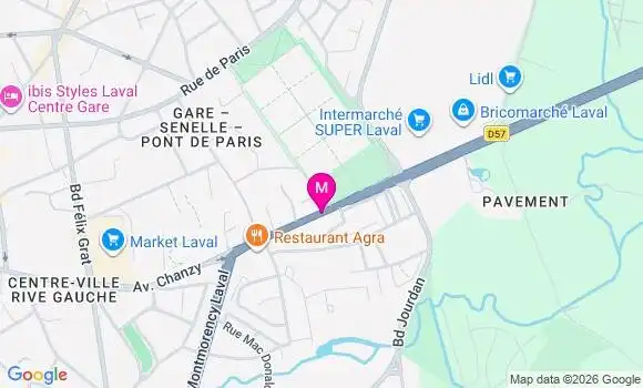 Localisation Intermarche Super - 53000