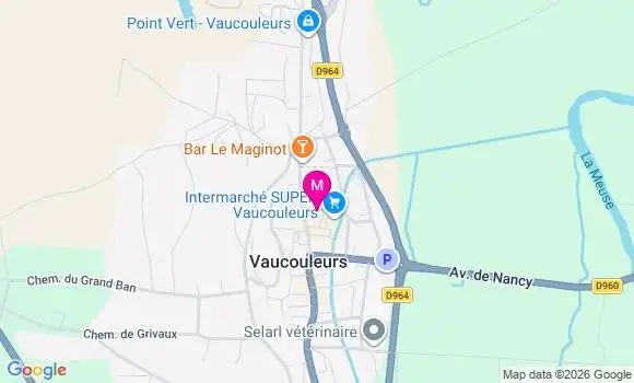 Localisation Intermarche Super - 55140
