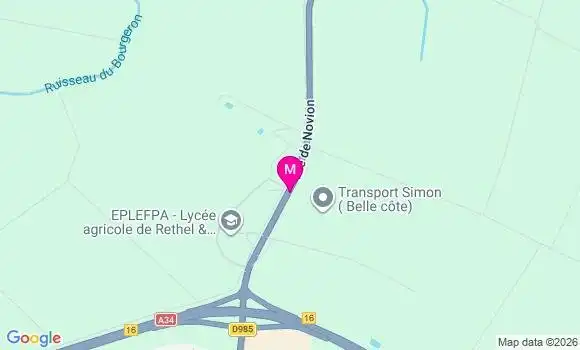 Localisation Centre Commercial Carrefour - 08300