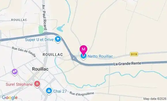 Localisation Super U - 16170