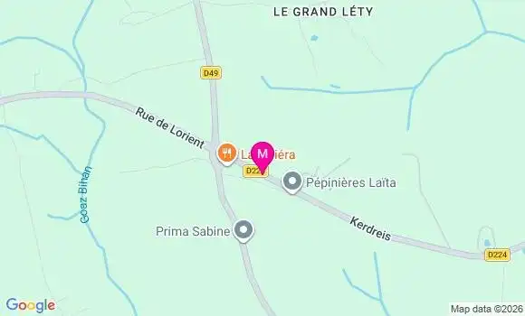 Localisation Carrefour Contact - 29360