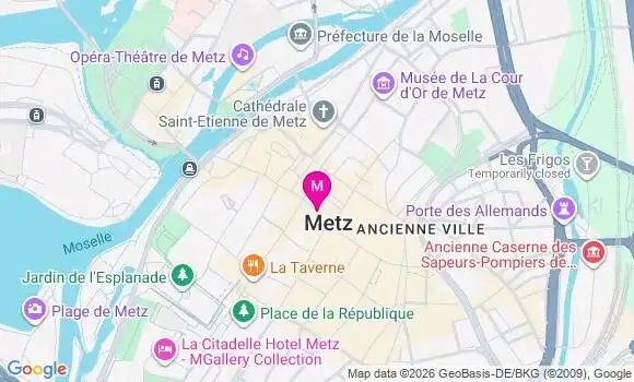 Localisation Metz Petit Paris - 57000