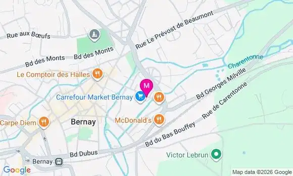 Localisation Carrefour Market - 27300