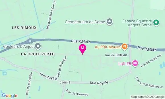 Localisation Carrefour Contact - 49630