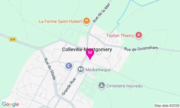 Localisation Colleville Montgomery - 14880